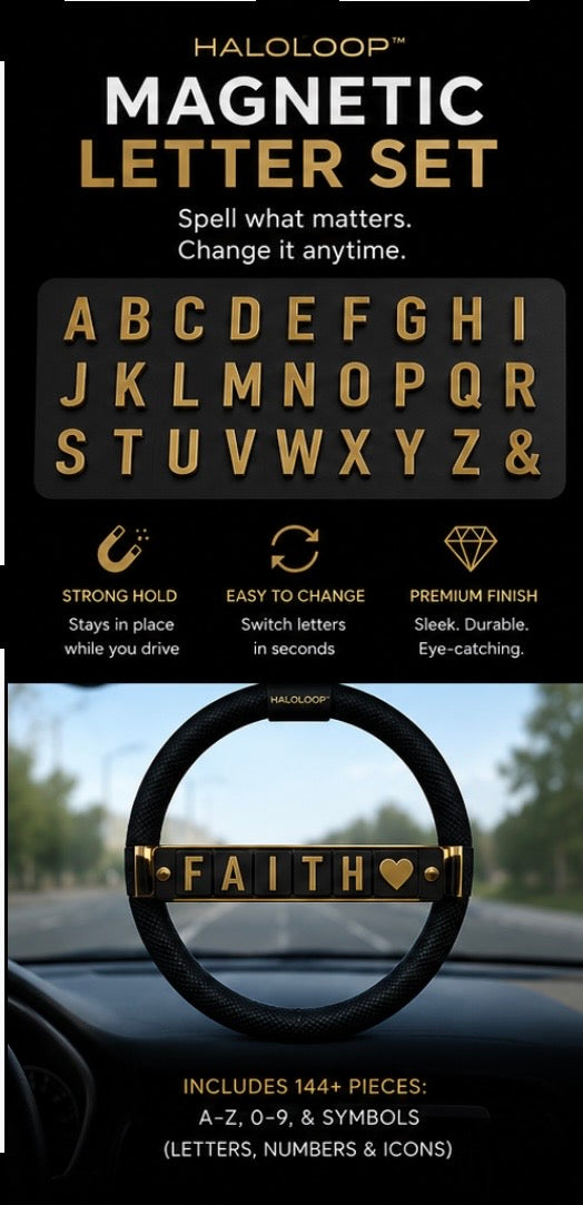 HaloLoop™ Magnetic Letter Set