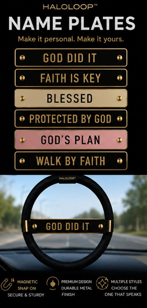 HaloLoop™ Magnetic Name Plate